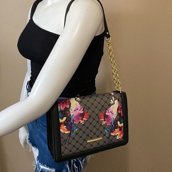 NWT Steve Madden Floral Blossom Crossbody Shoulder Bag - Multi-Color - Picture 16 of 16
